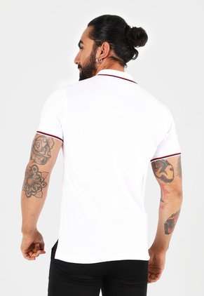 Polo Blanco-Rojo-Azul Us Polo Assn