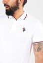 Polo Blanco-Rojo-Azul Us Polo Assn de US Polo Assn