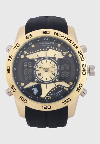 Reloj best sale polo dorado