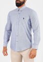 Camisa Azul Us Polo Assn de US Polo Assn