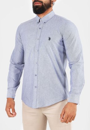 Camisa Azul Us Polo Assn