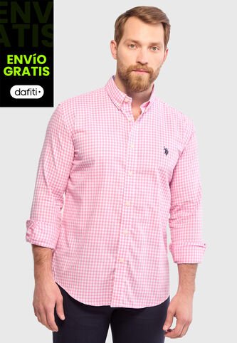 Camisa U.S. POLO ASSN. Rosa US Polo Assn