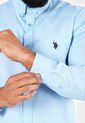Camisa Celeste Us Polo Assn de US Polo Assn