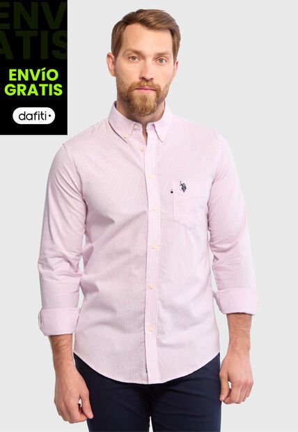 Camisa U.S. POLO ASSN. Rosa