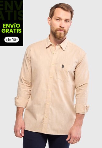 Camisa U.S. POLO ASSN. Caqui US Polo Assn