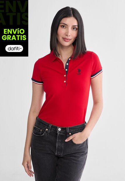 Polo Rojo-Azul Navy-Blanco US POLO ASSN