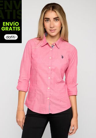 Camisa U.S. POLO ASSN. Fucsia US Polo Assn