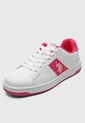 Tenis Lifestyle Blanco-Fucsia Us Polo Assn de US Polo Assn