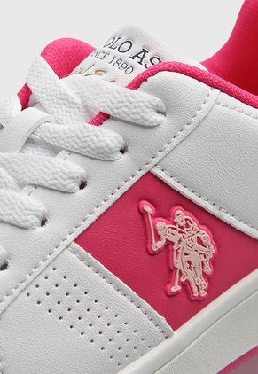 Tenis Lifestyle Blanco-Fucsia Us Polo Assn