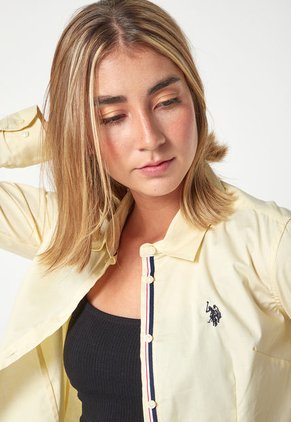 Camisa Amarillo Pastel Us Polo Assn