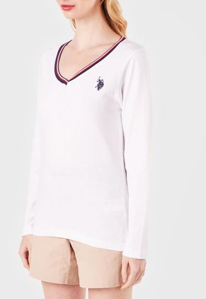 Camiseta Blanco-Azul-Rojo Us Polo Assn