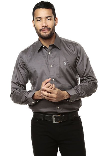Camisa Gris US Polo Assn  