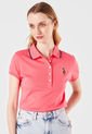 Camiseta Polo Rosa-Azul Us Polo Assn de US Polo Assn
