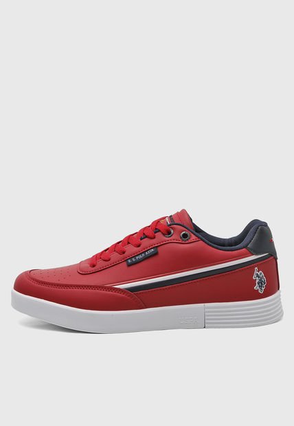 Tenis Lifestyle Rojo-Blanco-Azul Us Polo Assn