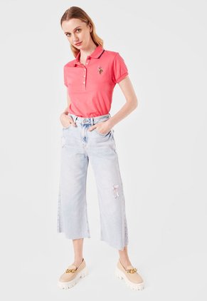 Camiseta Polo Rosa-Azul Us Polo Assn