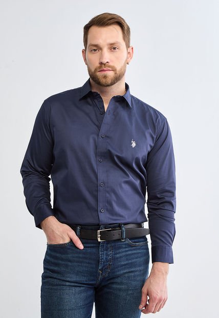 Camisa Azul Navy US POLO ASSN