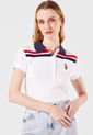 Polo Blanco-Azul-Rojo Us Polo Assn de US Polo Assn