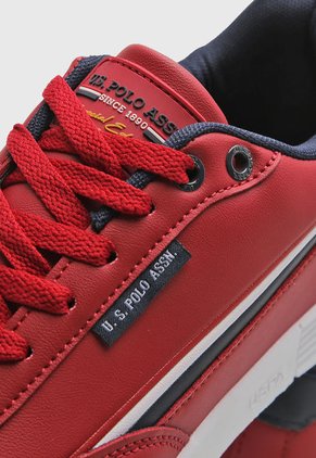 Tenis Lifestyle Rojo-Blanco-Azul Us Polo Assn
