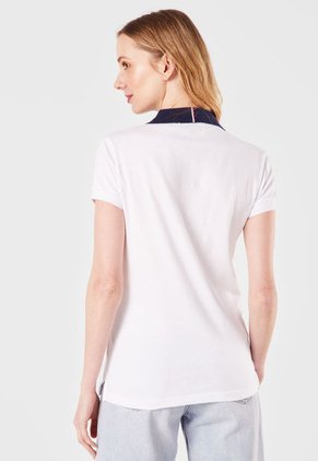 Polo Blanco-Azul-Rojo Us Polo Assn