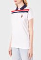 Polo Blanco-Azul-Rojo Us Polo Assn de US Polo Assn
