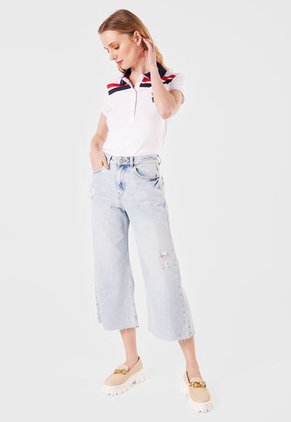 Polo Blanco-Azul-Rojo Us Polo Assn