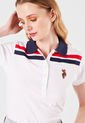 Polo Blanco-Azul-Rojo Us Polo Assn de US Polo Assn