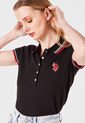 Polo Negro-Rojo-Blanco Us Polo Assn de US Polo Assn