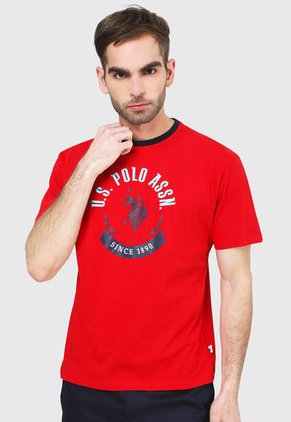 Camiseta Rojo-Azul Us Polo Assn
