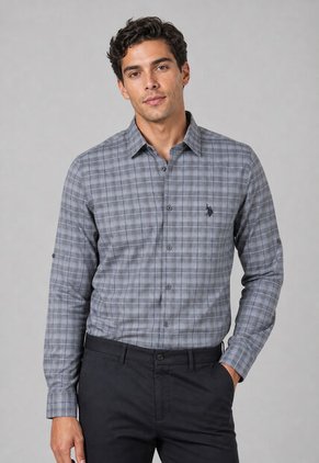 Camisa U.S. POLO ASSN. Gris