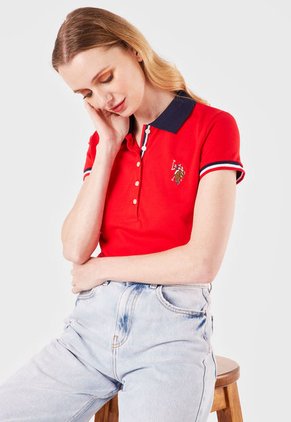 Polo Rojo-Azul-Blanco Us Polo Assn