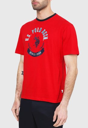 Camiseta Rojo-Azul Us Polo Assn