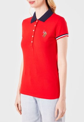 Polo Rojo-Azul-Blanco Us Polo Assn