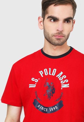 Camiseta Rojo-Azul Us Polo Assn