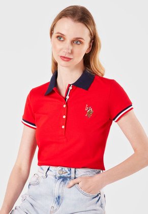 Polo Rojo-Azul-Blanco Us Polo Assn