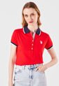 Camiseta Polo Rojo-Azul-Blanco Us Polo Assn de US Polo Assn