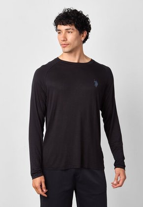 Camiseta Manga Larga U.S. POLO ASSN. Negro
