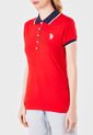 Camiseta Polo Rojo-Azul-Blanco Us Polo Assn de US Polo Assn