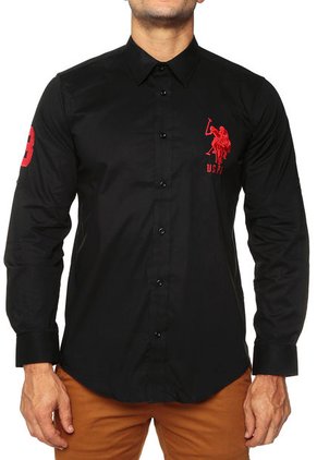 Camisa Negro US Polo Assn