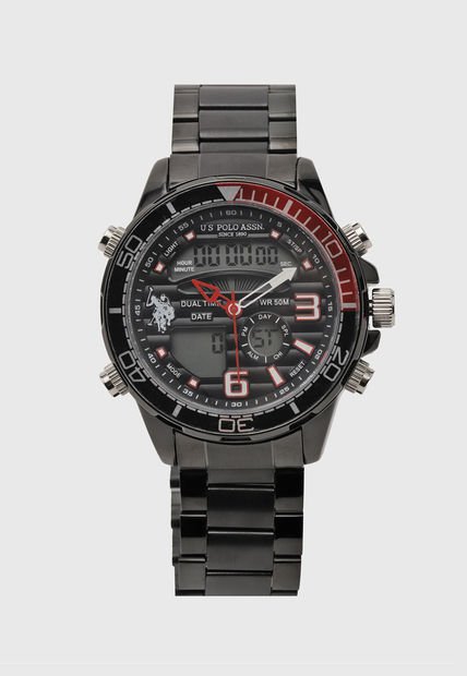 Reloj Negro Us Polo Assn