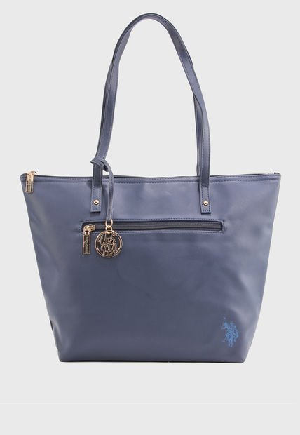 Bolso Azul Navy-Dorado Us Polo Assn