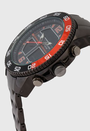 Reloj Negro-Rojo Us Polo Assn