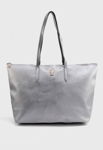 Bolso U.S. POLO ASSN. Plateado US Polo Assn