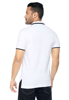 Polo Blanco-Azul Us Polo Assn