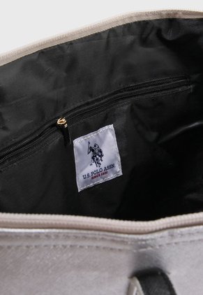 Bolso U.S. POLO ASSN. Plateado