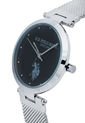 Reloj  Plateado-Negro Us Polo Assn de US Polo Assn
