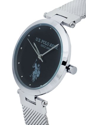 Reloj  Plateado-Negro Us Polo Assn