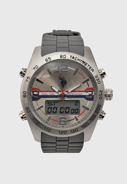 Reloj Gris-Plateado Us Polo Assn