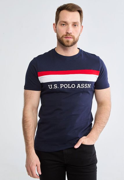 Camiseta Azul Navy-Blanco-Rojo US POLO ASSN