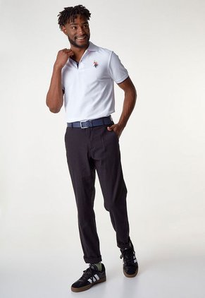 Polo Blanco-Azul-Rojo Us Polo Assn