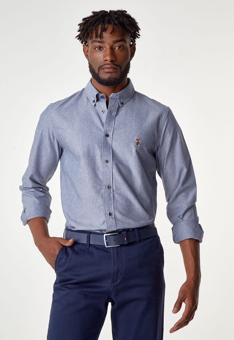 Camisa Gris Us Polo Assn Compra Ahora Dafiti Colombia